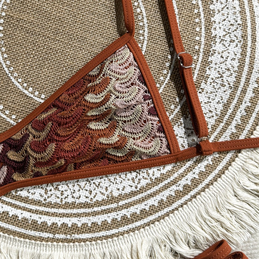 Bikini Ricamato "Élise" – Eleganza Artigianale per l'Estate